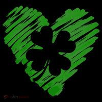 Cute St Patrick's Day Scribble Shamrock Heart Coffee Mug thumb 5
