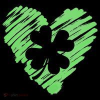 Cute St Patrick's Day Scribble Shamrock Heart Tank Top thumb 6