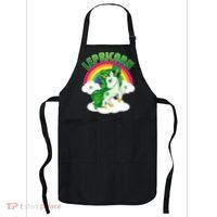 Cute St Patricks Day Rainbow Lepricorn Unicorn Leprechaun Apron thumb 0