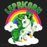 Cute St Patricks Day Rainbow Lepricorn Unicorn Leprechaun Beanie thumb 2