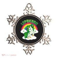 Cute St Patricks Day Rainbow Lepricorn Unicorn Leprechaun Ornament thumb 0