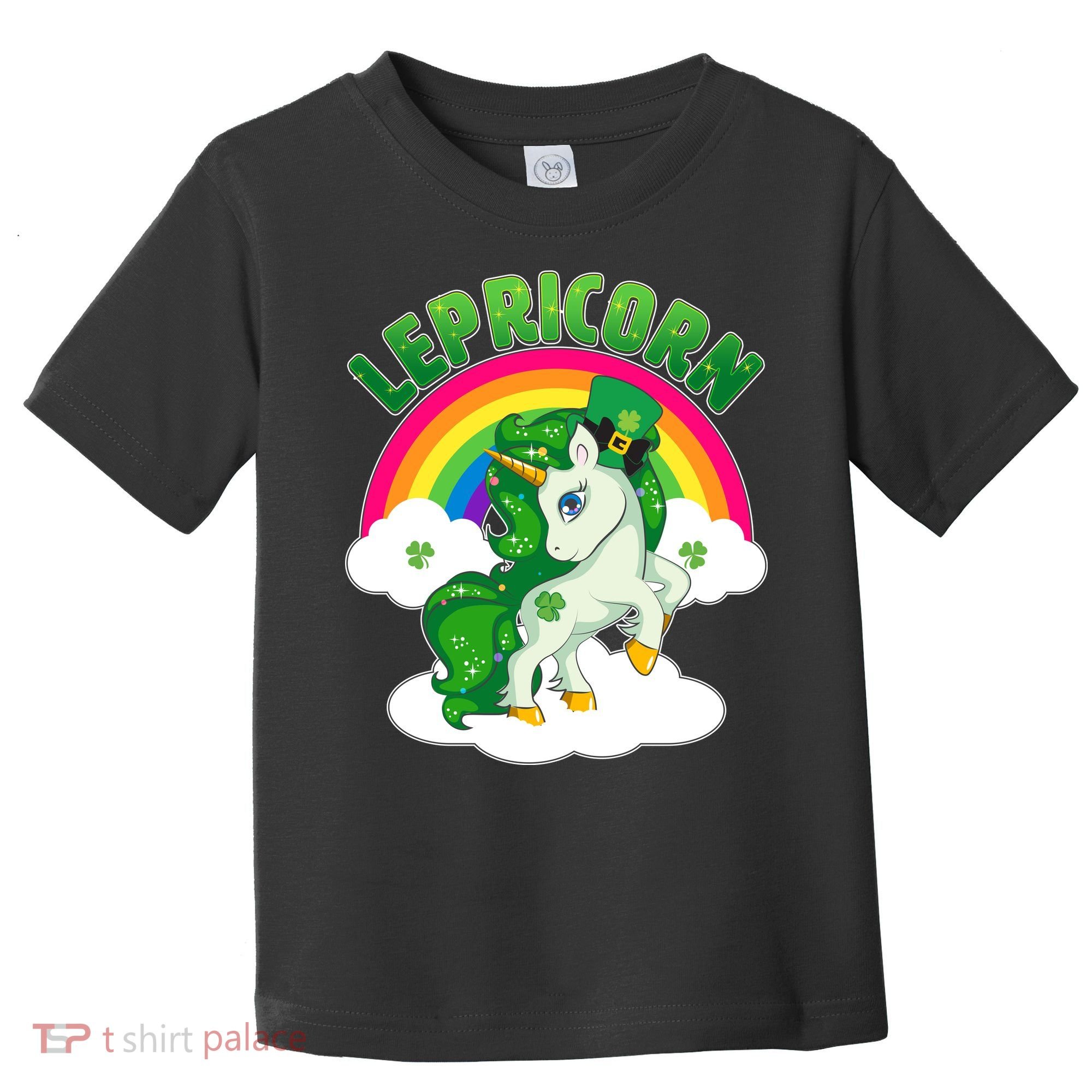 Cute St Patricks Day Rainbow Lepricorn Unicorn Leprechaun Toddler T-Shirt