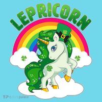 Cute St Patricks Day Rainbow Lepricorn Unicorn Leprechaun Kids T-Shirt thumb 4