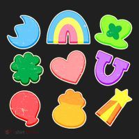 Cute St Patricks Day Marshmallow Shapes Women's Sweatshirt thumb 2