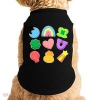 Cute St Patricks Day Marshmallow Shapes Doggie Tank thumb 0