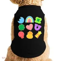Cute St Patricks Day Marshmallow Shapes Doggie Tank thumb 0