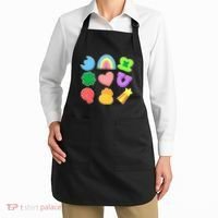 Cute St Patricks Day Marshmallow Shapes Apron thumb 2
