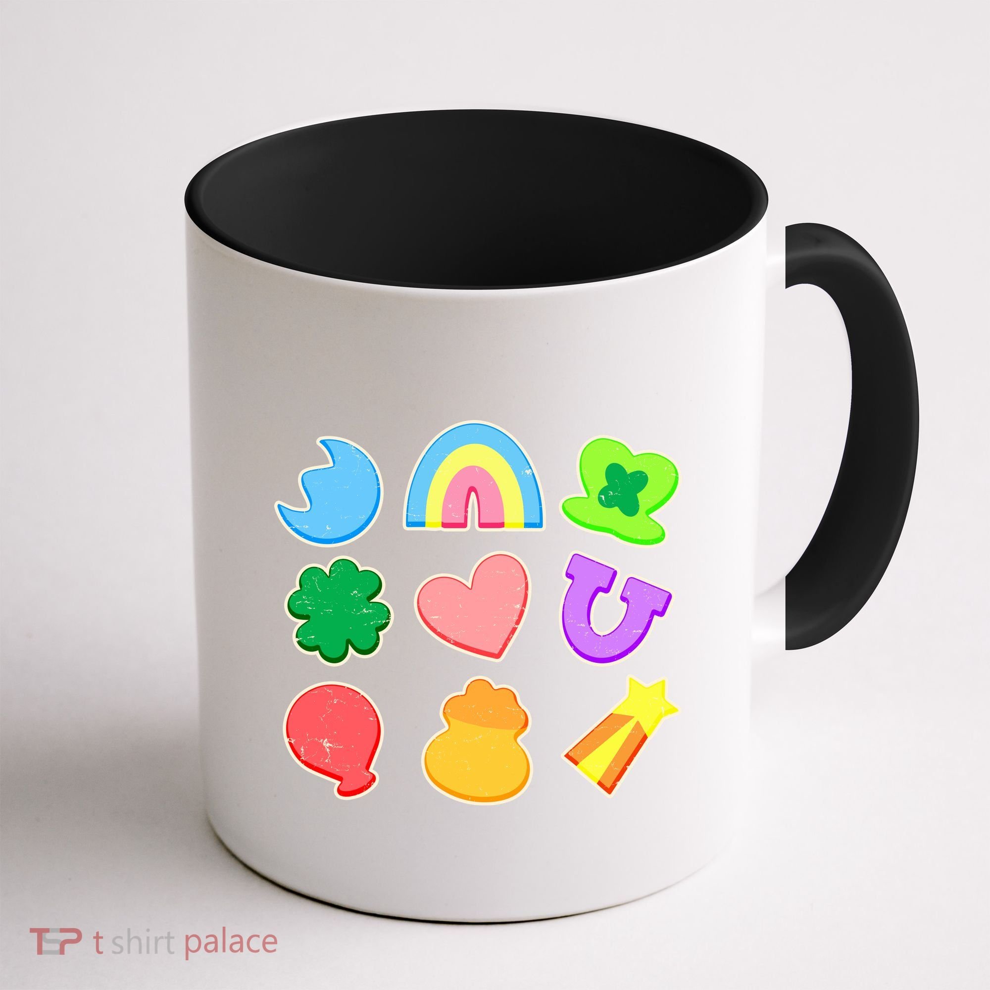 Cute St Patricks Day Marshmallow Shapes Coffee Mug