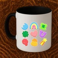 Cute St Patricks Day Marshmallow Shapes Coffee Mug thumb 2