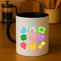 Cute St Patricks Day Marshmallow Shapes Coffee Mug thumb 4