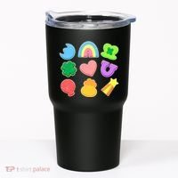 Cute St Patricks Day Marshmallow Shapes Tumbler thumb 0