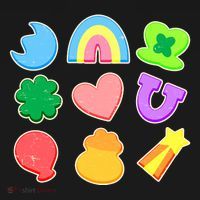 Cute St Patricks Day Marshmallow Shapes Tank Top thumb 6