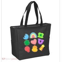 Cute St Patricks Day Marshmallow Shapes Tote Bag thumb 2