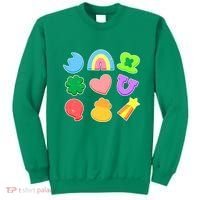 Cute St Patricks Day Marshmallow Shapes Sweatshirt thumb 0