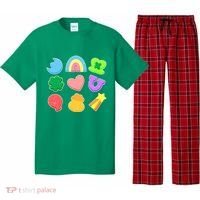 Cute St Patricks Day Marshmallow Shapes Pajama Set thumb 0