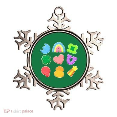 Cute St Patricks Day Marshmallow Shapes Ornament