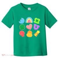Cute St Patricks Day Marshmallow Shapes Toddler T-Shirt thumb 0