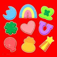 Cute St Patricks Day Marshmallow Shapes Santa Hat thumb 1