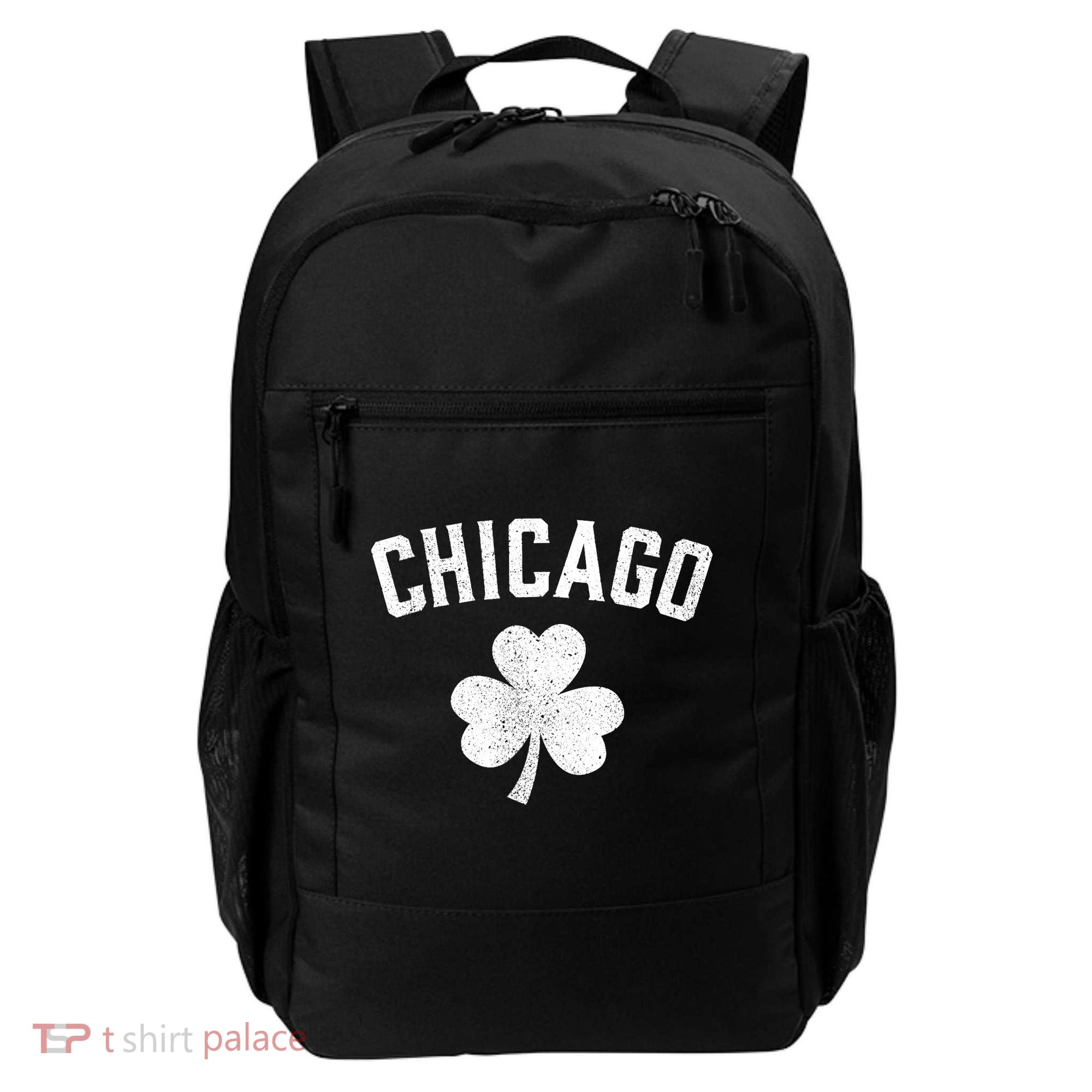 Chicago, St Patrick's Day Patty's Day Shamrock Tee Backpack