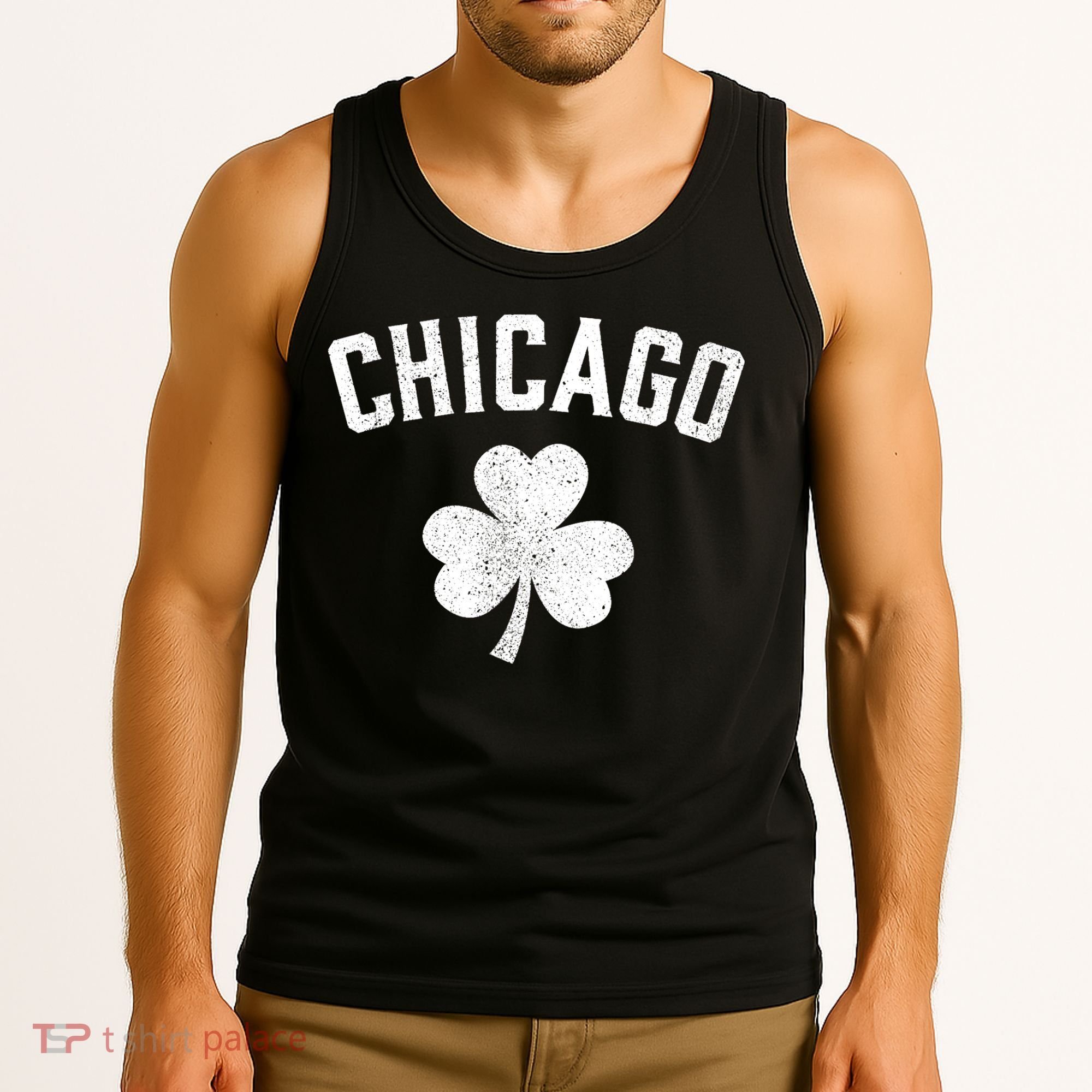 Chicago, St Patrick's Day Patty's Day Shamrock Tee Tank Top