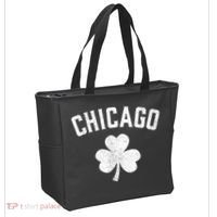 Chicago, St Patrick's Day Patty's Day Shamrock Tee Tote Bag thumb 2