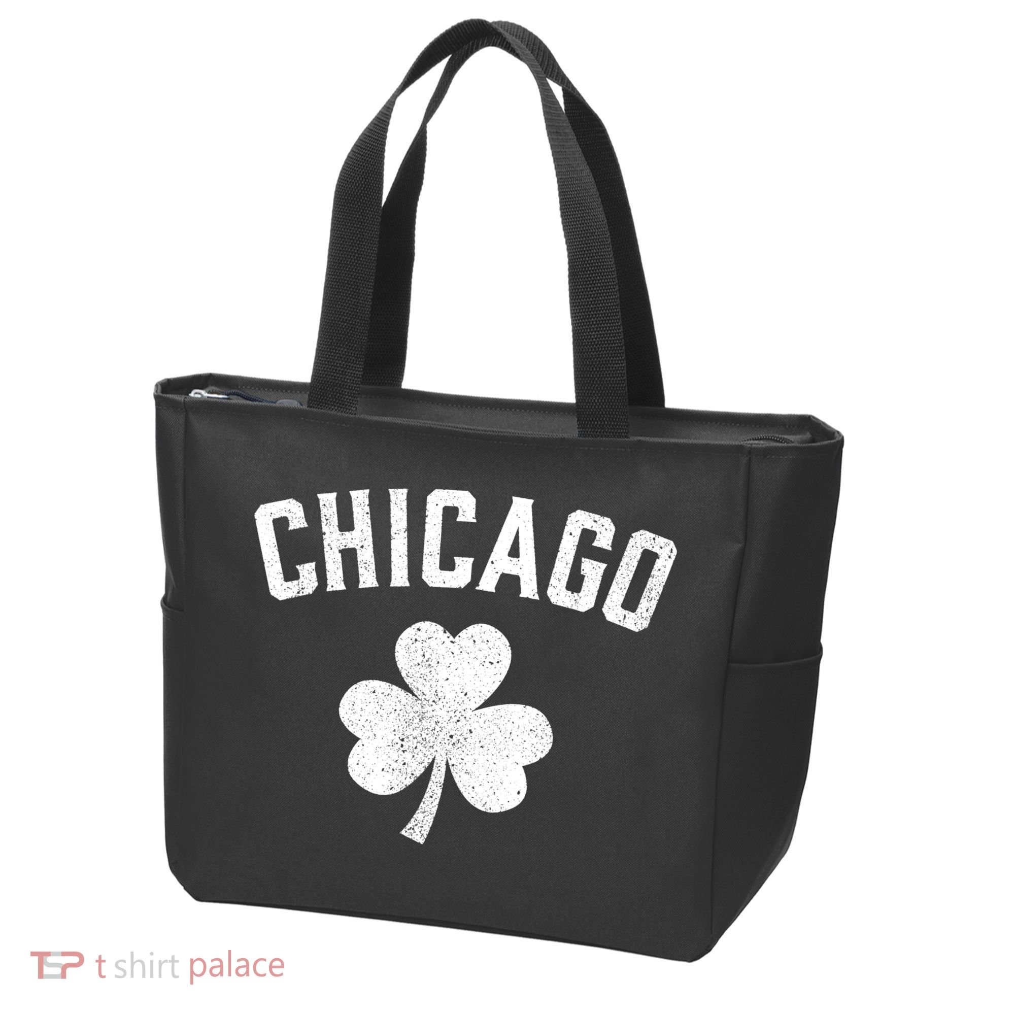 Chicago, St Patrick's Day Patty's Day Shamrock Tee Tote Bag
