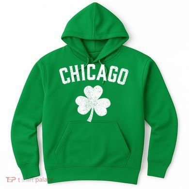 Chicago, St Patrick's Day Patty's Day Shamrock Tee Hoodie