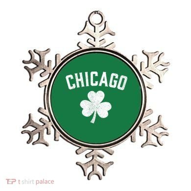 Chicago, St Patrick's Day Patty's Day Shamrock Tee Ornament