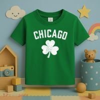 Chicago, St Patrick's Day Patty's Day Shamrock Tee Toddler T-Shirt thumb 3