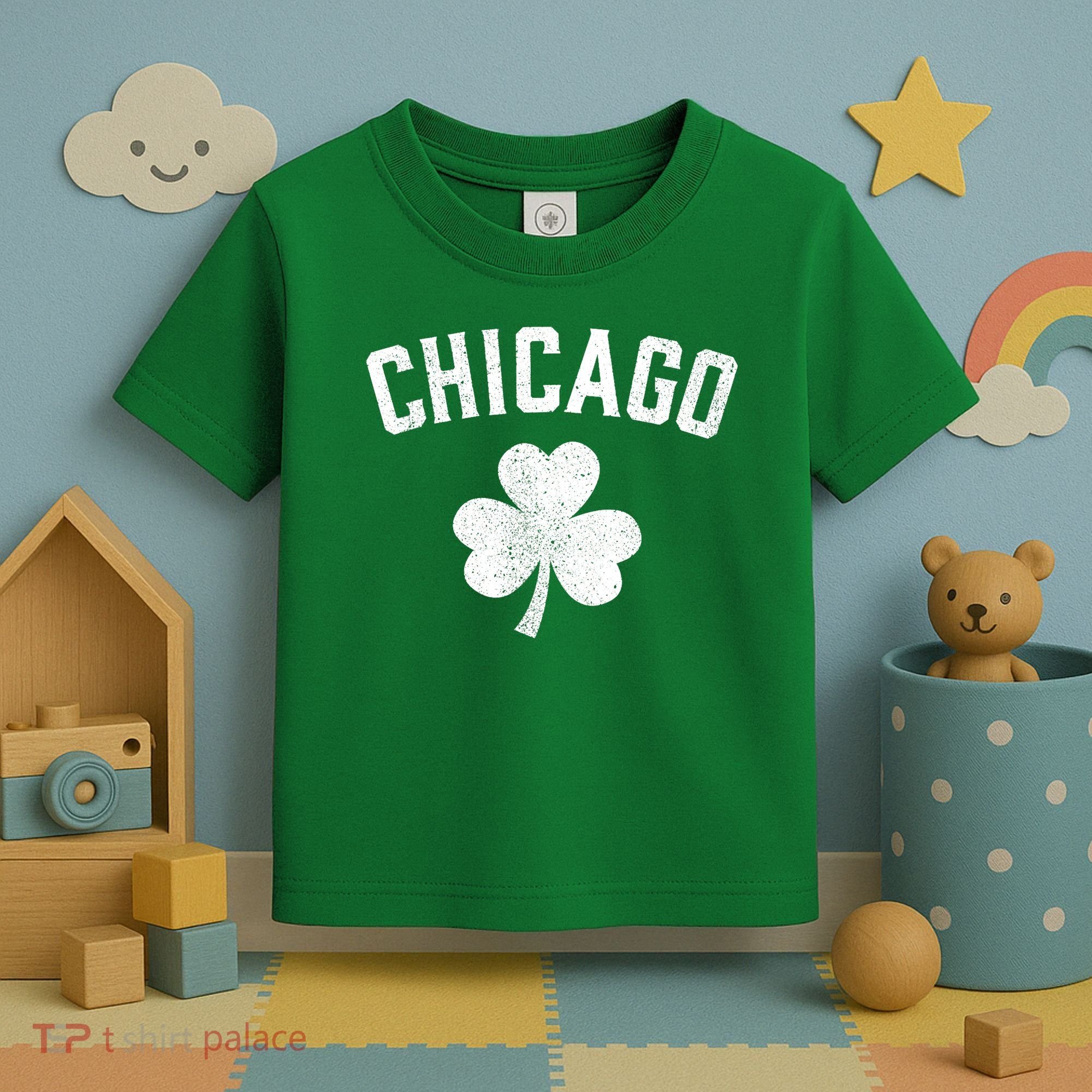 Chicago, St Patrick's Day Patty's Day Shamrock Tee Toddler T-Shirt