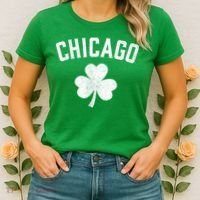 Chicago, St Patrick's Day Patty's Day Shamrock Tee Women's T-Shirt thumb 2