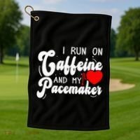 Cardiac Surgery & Pacemaker Open Heart Surgery Golf Towel thumb 1