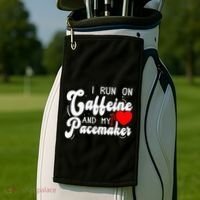 Cardiac Surgery & Pacemaker Open Heart Surgery Golf Towel thumb 2