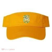 Cute St Patricks Day One Lucky Teacher Retro Cartoon Shamrock Clover Visor thumb 0