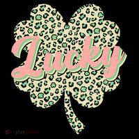 Cute St Patrick's Day Lucky Leopard Print Shamrock Clover Ornament thumb 1