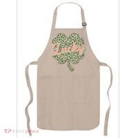 Cute St Patrick's Day Lucky Leopard Print Shamrock Clover Apron thumb 0