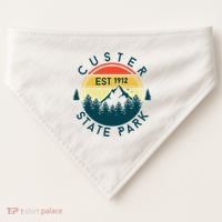 Custer State Park USA-Made Doggie Bandana thumb 0