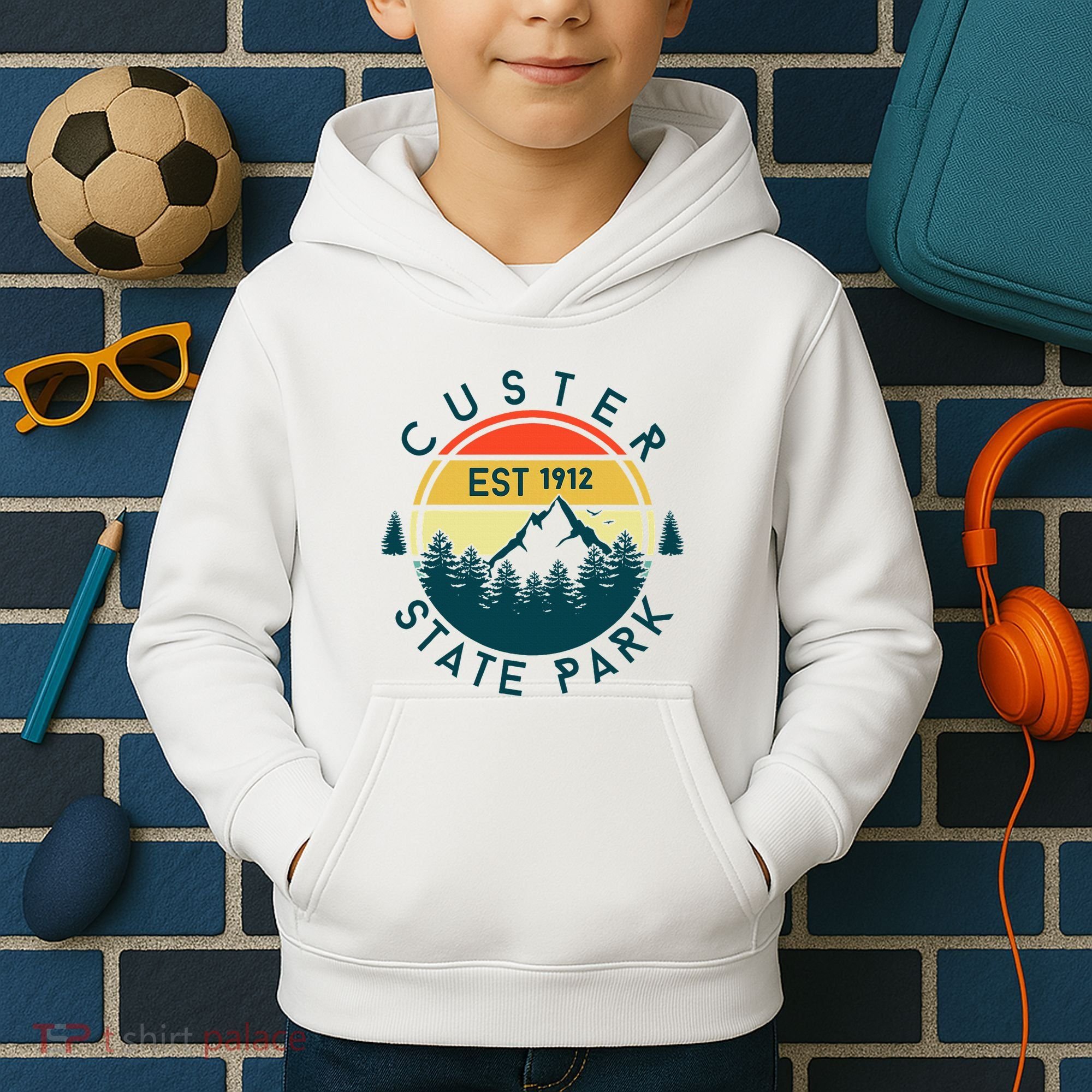 Custer State Park Kids Hoodie