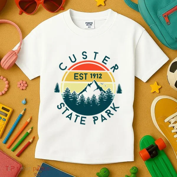 Custer State Park Kids T-Shirt