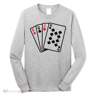 Cool Style Playing Cards Long Sleeve Shirt