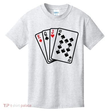 Cool Style Playing Cards Kids T-Shirt