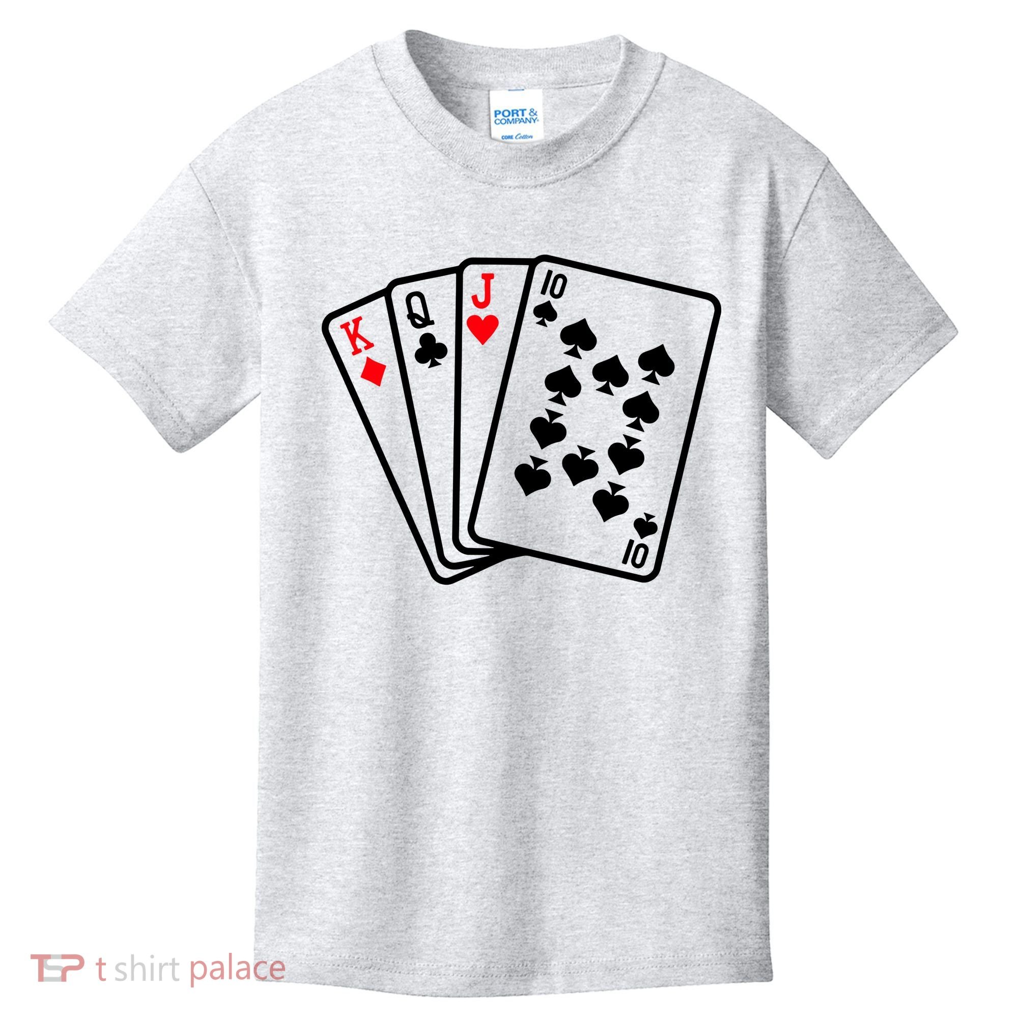 Cool Style Playing Cards Kids T-Shirt