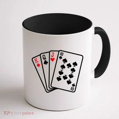 Cool Style Playing Cards Coffee Mug back