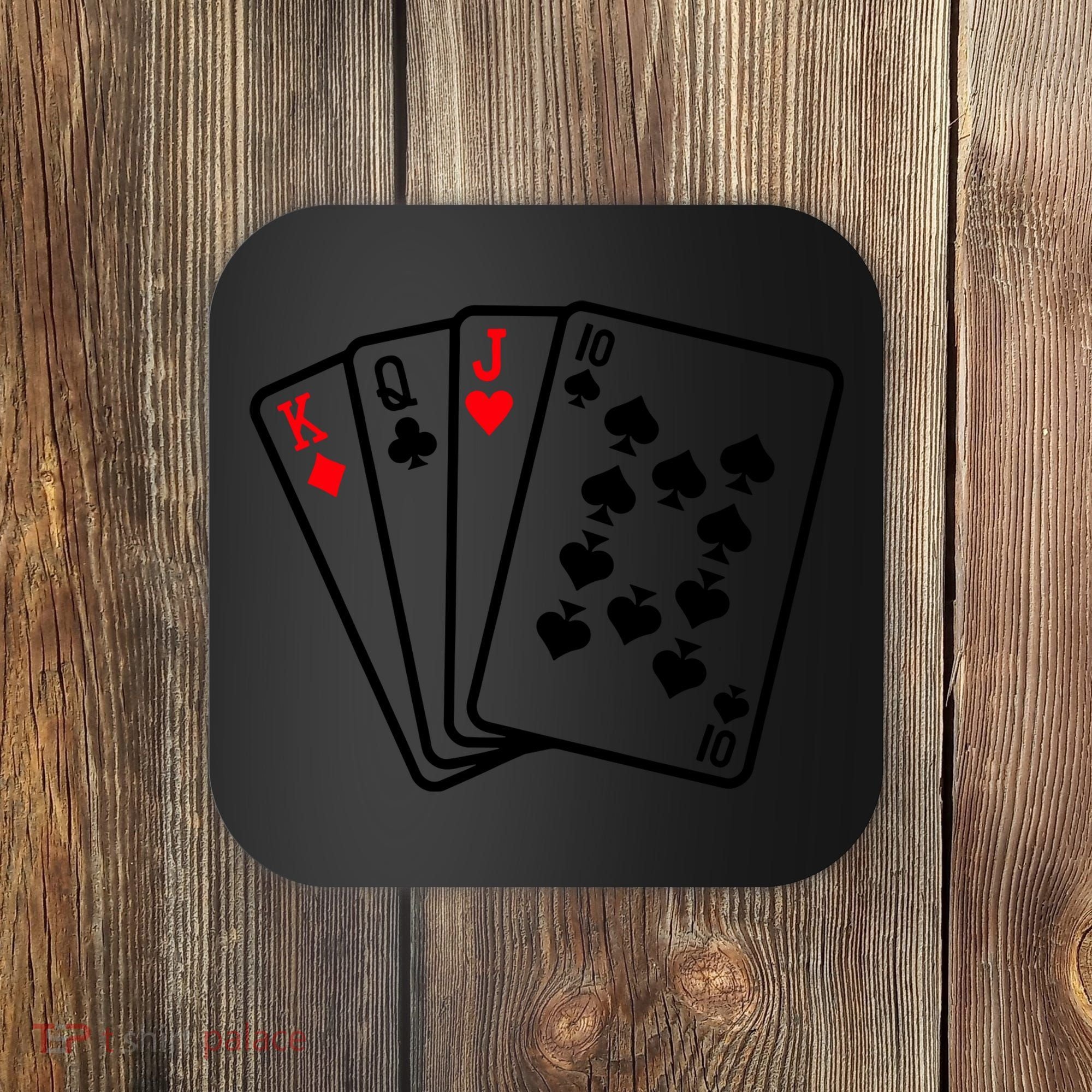 Cool Style Playing Cards Coaster