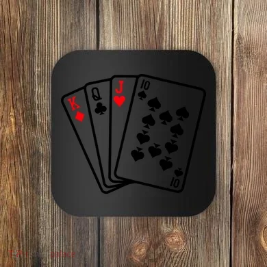 Cool Style Playing Cards Coaster