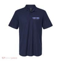 Continue Suicide Prevention Awareness Tie Dye Semicolon Polo thumb 0
