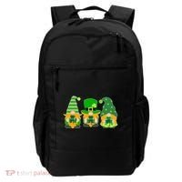 Cute St Patrick's Day Shamrock Gnomes Multi Patterns Backpack thumb 0