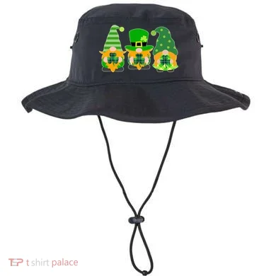 Cute St Patrick's Day Shamrock Gnomes Multi Patterns Bucket Hat