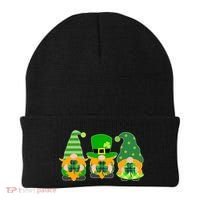 Cute St Patrick's Day Shamrock Gnomes Multi Patterns Beanie thumb 0