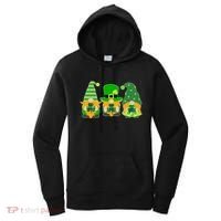 Cute St Patrick's Day Shamrock Gnomes Multi Patterns Women's Hoodie thumb 0